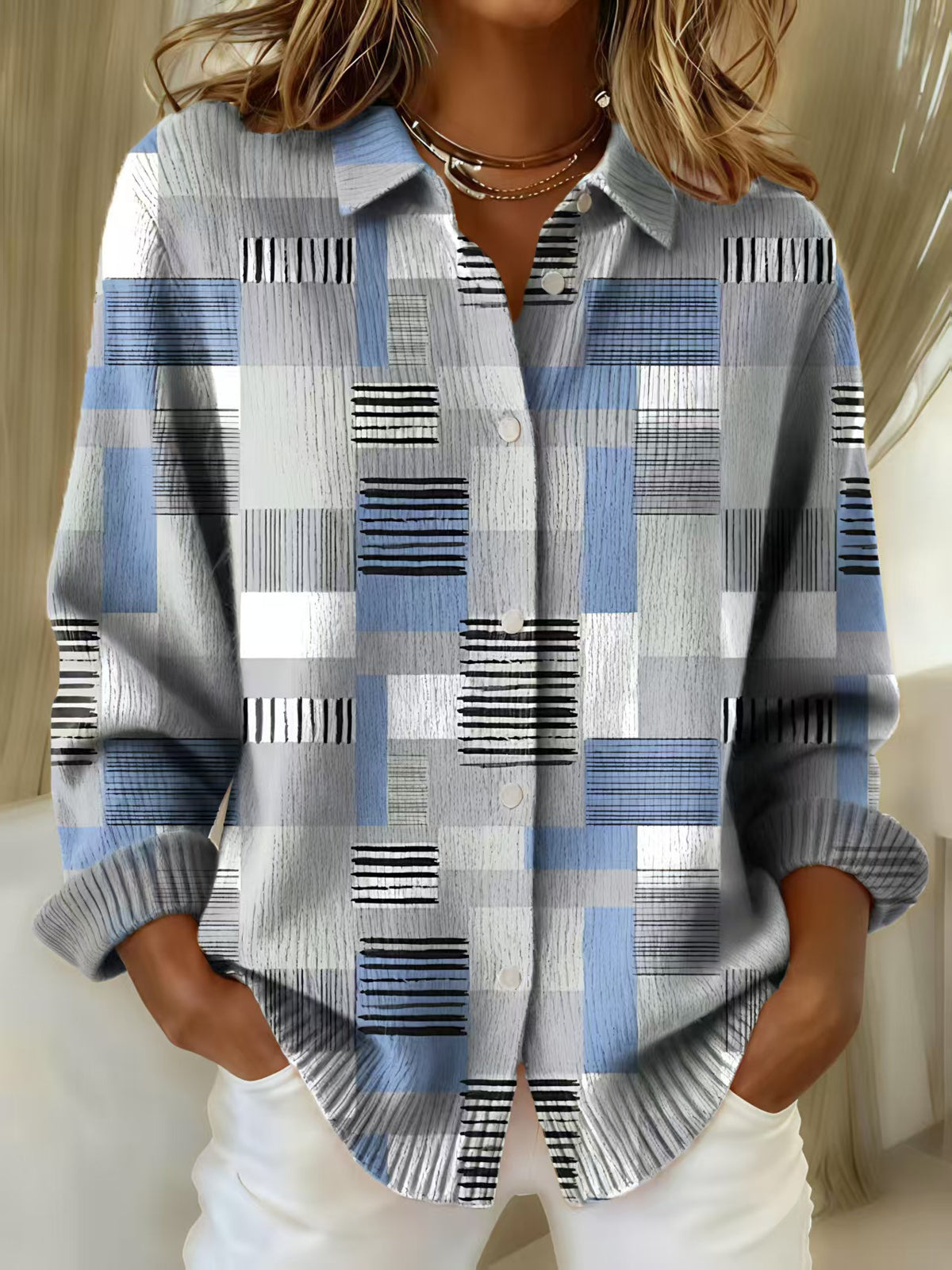 Pull Lifa Élégant Imprimé